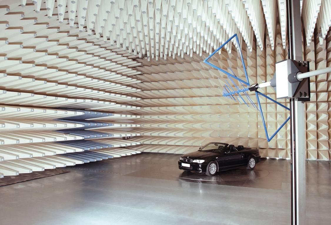 Electromagnetic compatibility semi-electric wave anechoic chamber construction methods and requirements